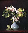Apple Blossoms in a Vase by Martin Johnson Heade